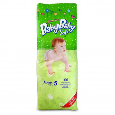 Подгузники BabyBaby Soft Standard Junior (5) 11-25кг по 44шт в упаковке