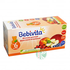 Бебивита детский травяной чай «Фруктовый витаминный» в пакетах №20